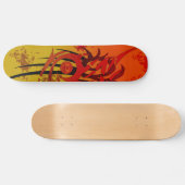 Tribal Sunset - Custom Skateboard (Horizontaal)