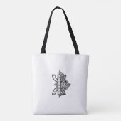 Tribal Symbol Tote Bag (Achterkant)