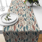 Tribal Table Runner met Dreamcatcher Symbool Lange Tafelloper