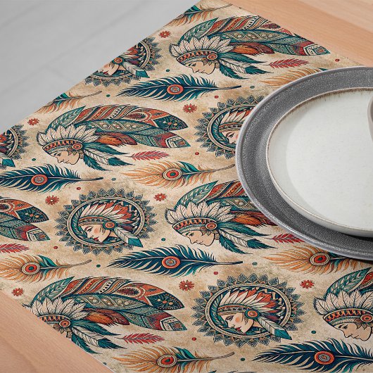  Tribal Table Runner Rich Heritage Motieven Lange Tafelloper