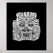 Tribal Tattoo Design - New Zealand Maori Poster (Voorkant)