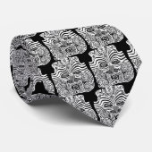 Tribal Tattoo Design - New Zealand Maori Stropdas (Opgerold)