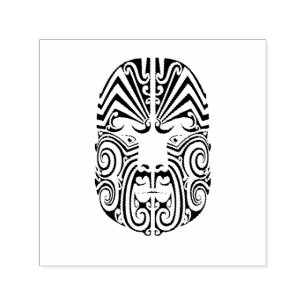 Tribal Tattoo gezicht Zelfinktende Stempel
