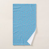Tribal Tattoo Manatees Ocean Blue Bad Handdoek (Handdoek)