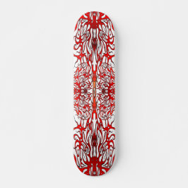 Tribal Tattoo Valentijn Hartslag - rood Skateboard