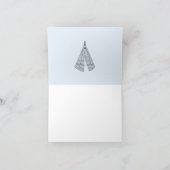 Tribal Teepee Baby Shower Dank u opmerking Bedankkaart (Binnen)