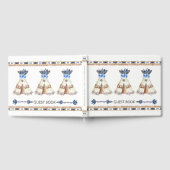 Tribal Teepee Baby shower Gastenboek (Volledig)