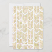 Tribal Teepee Camping Birthday Invitation Kaart (Achterkant)