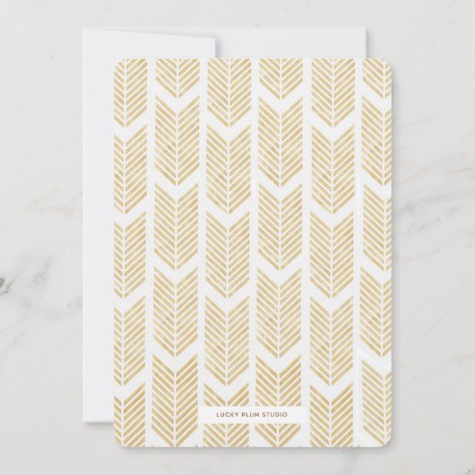 Tribal Teepee Camping Birthday Invitation Kaart (Achterkant)