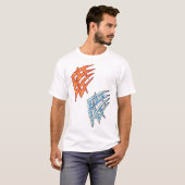 Tribal tegen brand en ijs t-shirt (Voorkant volledig)