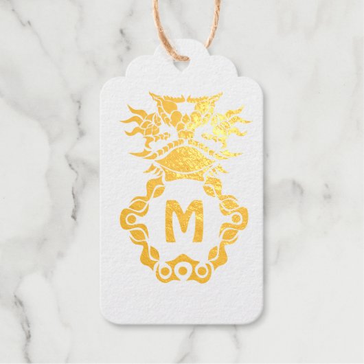 Tribal Texas Horned Lizard Toad Pride Cadeaulabels (Voorkant)