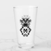 Tribal Texas Horned Lizard Toad Pride Glas (Achterkant)