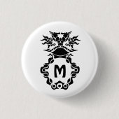 Tribal Texas Horned Lizard Toad Pride Ronde Button 3,2 Cm (Voorkant)