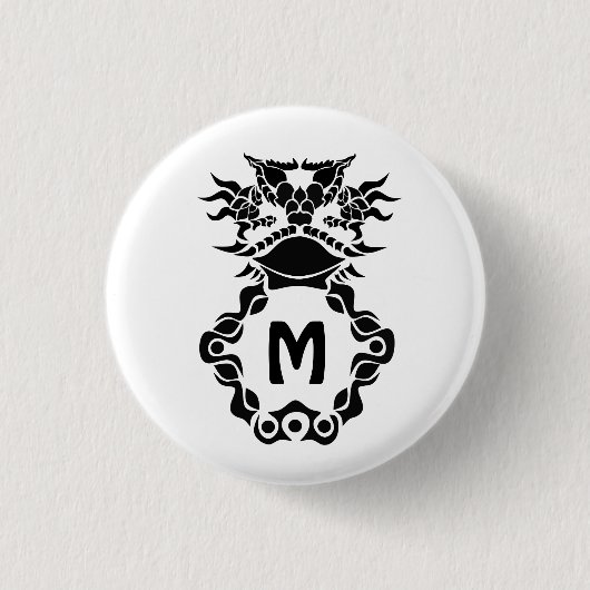 Tribal Texas Horned Lizard Toad Pride Ronde Button 3,2 Cm (Voorkant)