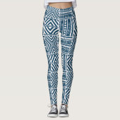 Tribal Textiel Patroon Leggings (Voorkant)