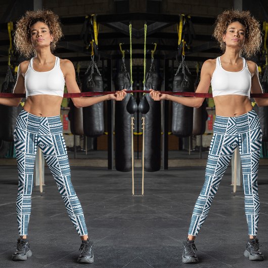 Tribal Textiel Patroon Leggings