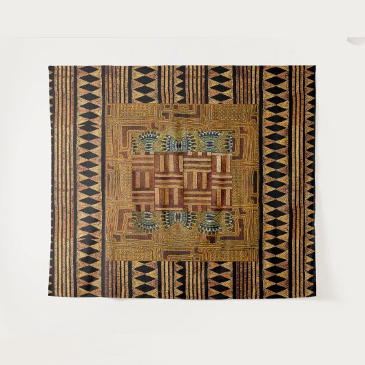 "Tribal Threads: Infuse Your Space with Culture" Wandkleed (Voorkant (horizontaal))