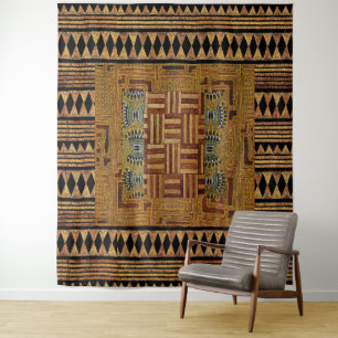 "Tribal Threads: Infuse Your Space with Culture" Wandkleed