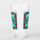 Tribal Thunderbird Glass Cup Glas (Rechts)