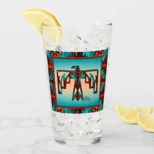 Tribal Thunderbird Glass Cup Glas
