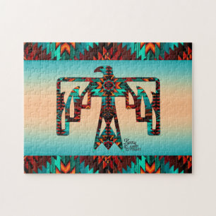 Tribal Thunderbird Jigzaag Puzzle Legpuzzel