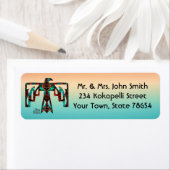 Tribal Thunderbird Label (Insitu)