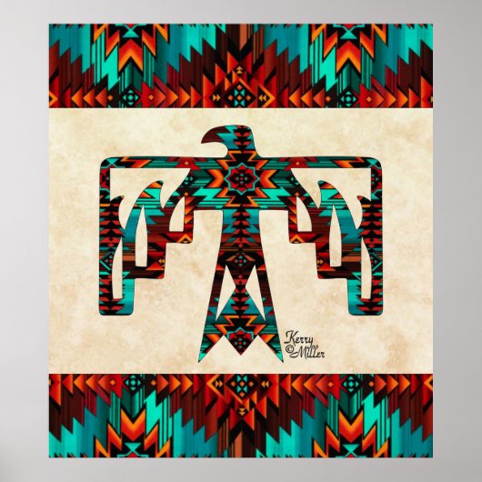 Tribal Thunderbird Poster (Voorkant)