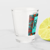 Tribal Thunderbird Shot Glass Glas (Links)
