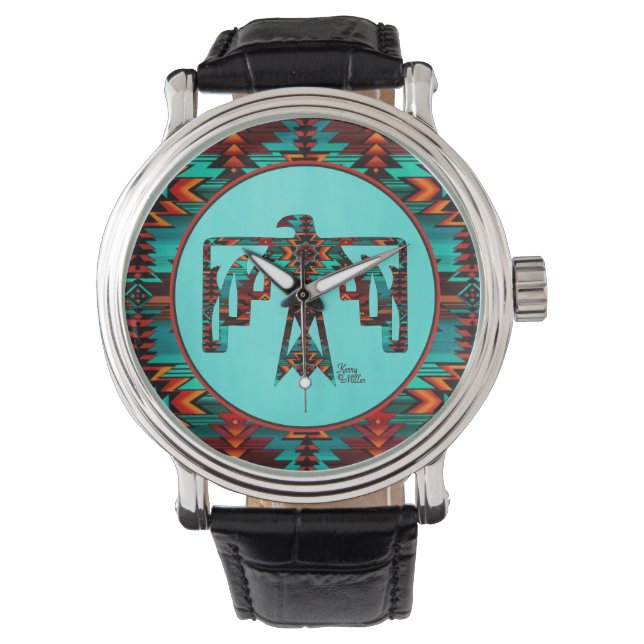Tribal Thunderbird Watch Horloge (Voorkant)