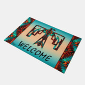 Tribal Thunderbird Welcome Doormat Deurmat (Schuin)