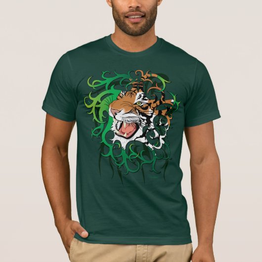 Tribal Tiger 2 Shirt (Voorkant)