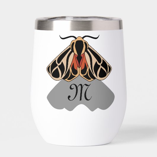 Tribal Tiger Moth Monogram (Achterkant)