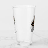 Tribal Tiger Moth Monogram Glas (Links)