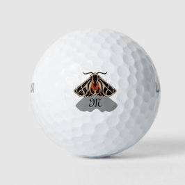 Tribal Tiger Moth Monogram Golfballen
