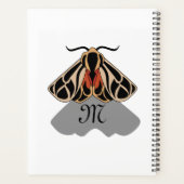 Tribal Tiger Moth Monogram Planner (Achterkant)