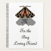 Tribal Tiger Moth Monogram Planner (Voorkant)