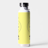 Tribal Tiger Moth Monogram Waterfles (Links)