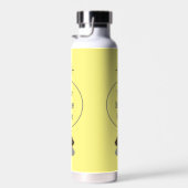 Tribal Tiger Moth Monogram Waterfles (Rechts)