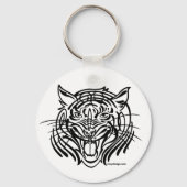 Tribal Tiger Sleutelhanger (Voorkant)