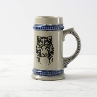 Tribal Tiger Tattoo Black White Bierpul