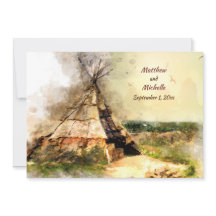 Tribal Tipi en Heart Arrow Boho Teepee Wedding