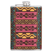Tribal traditioneel patroon heupfles (Voorkant)