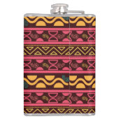 Tribal traditioneel patroon heupfles (Achterkant)