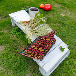 Tribal traditioneel patroon snijplank