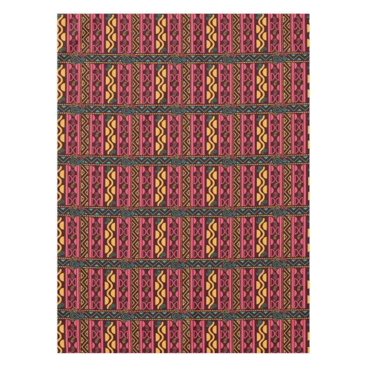 Tribal traditioneel patroon tafelkleed (Voorkant)