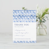 TRIBAL TRIANGULAR PATROON CORPORATE BUSINESS LOGO BEDANKKAART (Staand voorkant)