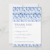 TRIBAL TRIANGULAR PATROON CORPORATE BUSINESS LOGO BEDANKKAART (Voorkant)