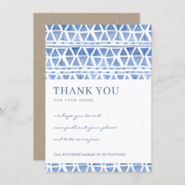 TRIBAL TRIANGULAR PATROON CORPORATE BUSINESS LOGO BEDANKKAART