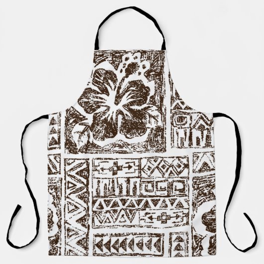 Tribal tropical art pattern of indigenous Hawaiian Schort (Voorkant)