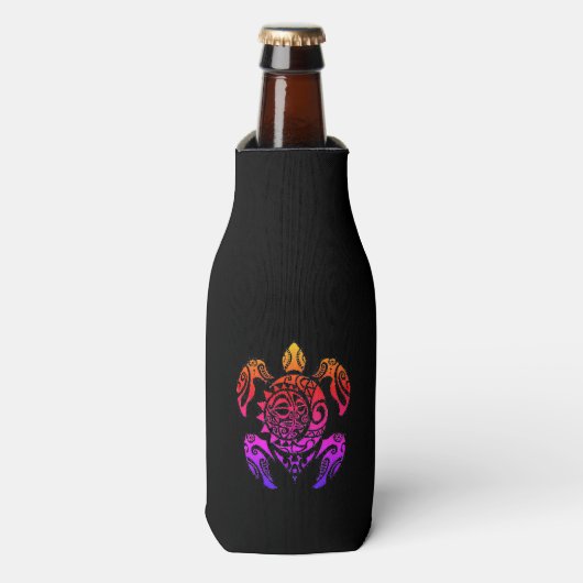 Tribal Turtle Bottle Cooler (Fles Voorkant)